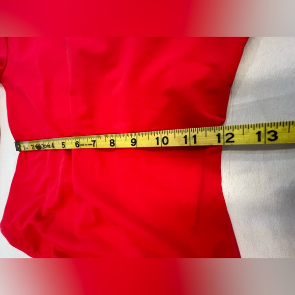 NWT GSUWOO Red Long Sleeved Rashguard Swimsuit, Sz. LG - Picture 6 of 13